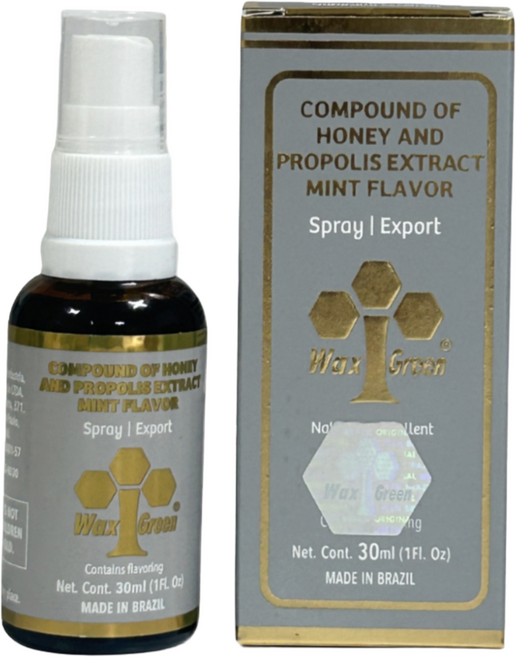 왁스그린 브라질 그린 프로폴리스 스프레이 원액 액상 리퀴드 목 건강성대 목에 뿌리는 프로폴리스, 1개, 30ml