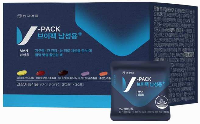 브이팩 남성용 멀티비타민, 90g, 1개