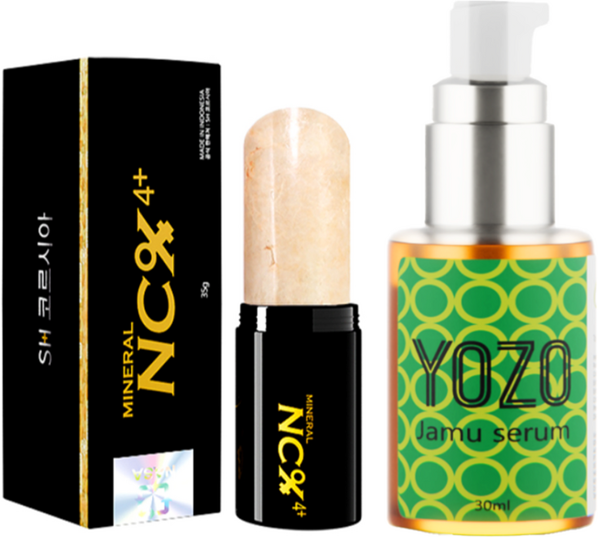 미네랄 자무스틱 MINERAL NCX 4플러스 세럼 세트 휴대용 자무 여성청결제, 1개, 35g, 35g