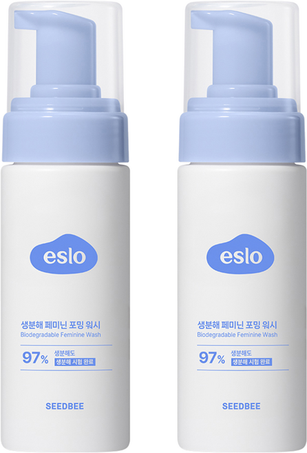 씨드비 이슬로 생분해 페미닌 포밍 워시 여성청결제, 150ml, 2개