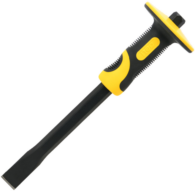 델리툴즈 안전 다가네 핸드 노미 돌깨기 정 일자형 12인치 30cm (DL6312), 1개