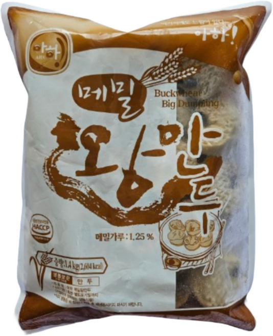 아하식품 메밀 왕만두, 5개, 1.4kg