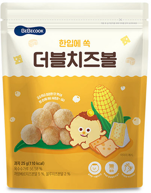 베베쿡 콘볼 과자, 치즈, 25g, 1개