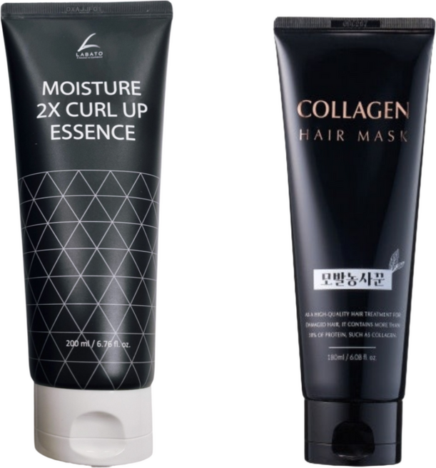 모이스춰 2X 컬 업 에센스1개 + 모발농사꾼 콜라겐팩1개 1세트, 1개, 200ml