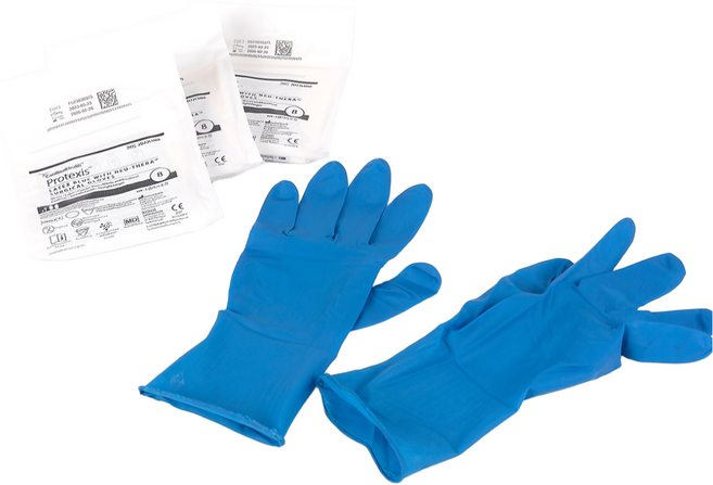 닥터엑스 카디널헬스 프로텍시스 블루 프리미엄 라텍스 수술장갑(더블글러빙) 7 / 50쌍 x 4세트