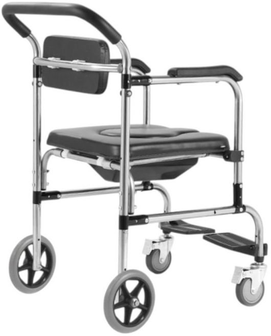 젠틀시트 이동식 변기의자 노인 환자 어르신 샤워 목욕의자 접이식, 1개