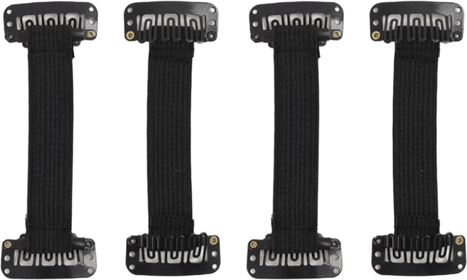 네이빌리 리프팅클립 고탄력 짧은, 2세트, 블랙