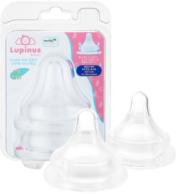 루피너스 젖꼭지 3단계 (M-총4개입 3~6개월), 2개