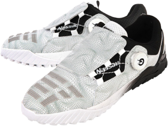 낫소 큐스펙트다이얼 화이트 족구화 폼패치 족구신발