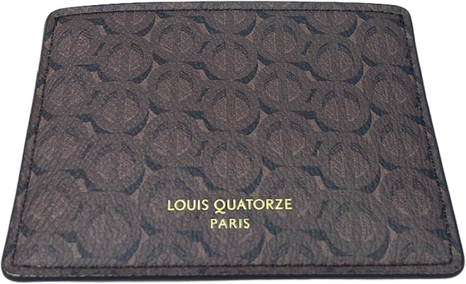 루이까또즈 로고 여성 소가죽 지폐 카드지갑