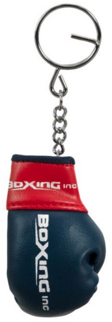 타이틀 복싱글러브 열쇠고리, 클래식/네이비/레드