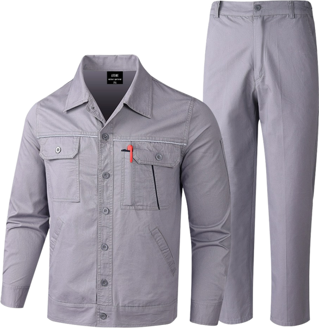 ANYOU 남자 하계 방풍 방수 스판 작업복 정비복 현장복 등산복 야외 낚시복 스포츠 상하의