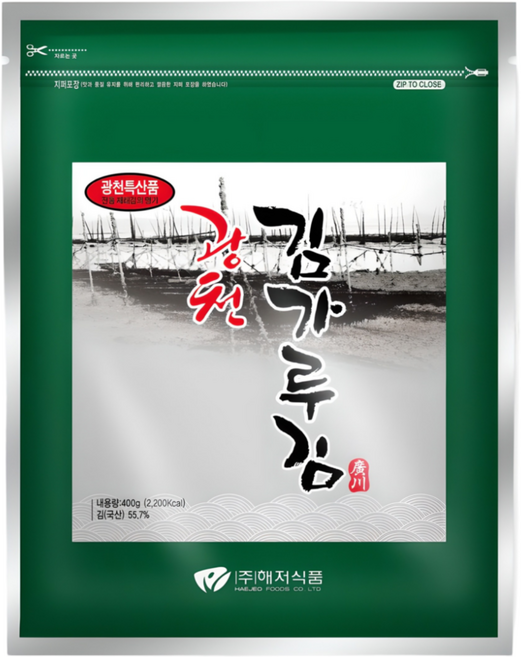 광천해저김 김가루김, 400g, 1개