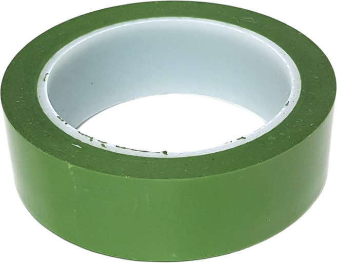 내열 실리콘테이프 마스킹테이프 녹색 25mm x 50m, 1개