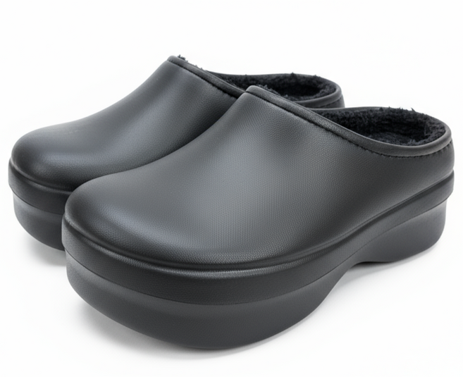 구름둥이 사계절 미끄럼 방지 주방화 플리스 안감 모델 포함