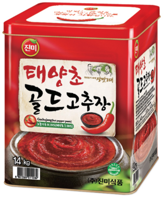 진미 태양초 골드 고추장, 14kg, 1개