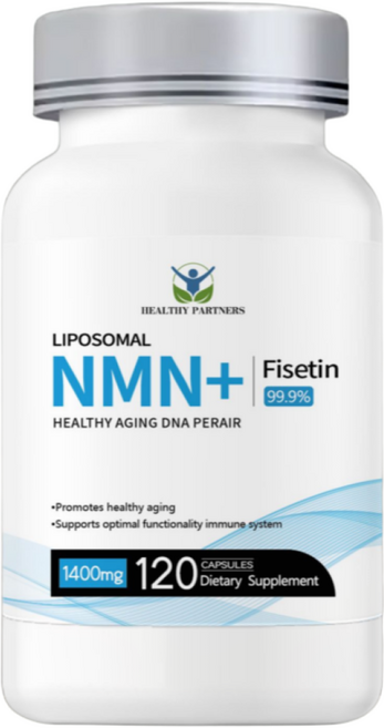 리포좀 NMN 엔엠엔 피세틴 레스베라트롤 퀘르세틴 코로솔산 바나나잎 코엔자임 큐텐 베르베린 고함량 1400mg, 1개, 120정
