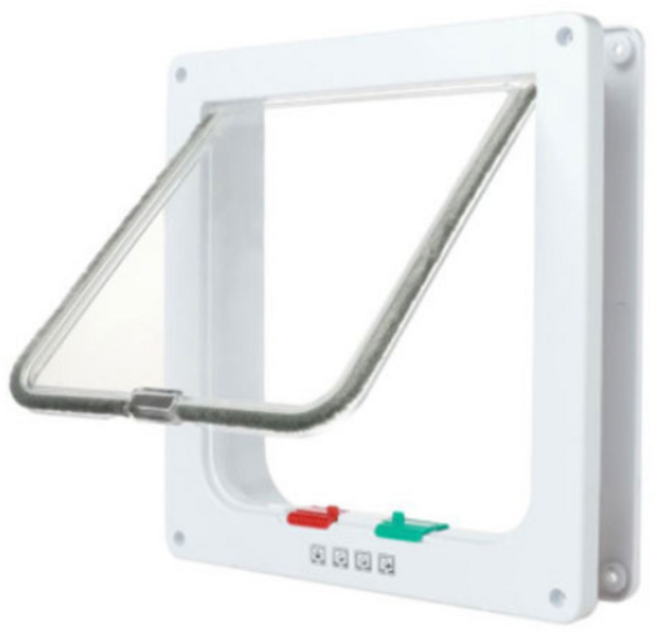 반려동물 양방향 펫도어, 화이트, 1개