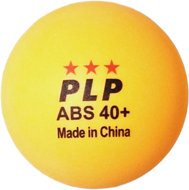 피엘피 PLP 3성 탁구공, 오렌지, 1개, 100개입