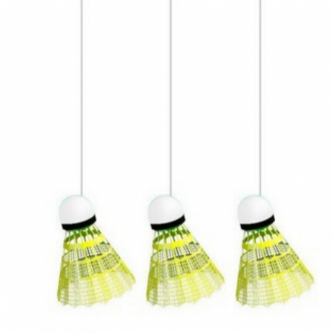 올리브라인 혼자치는 실내 배드민턴 리턴콕 돌아오는 셔틀콕, 1세트, 3개입, 셔틀콕(야광X)