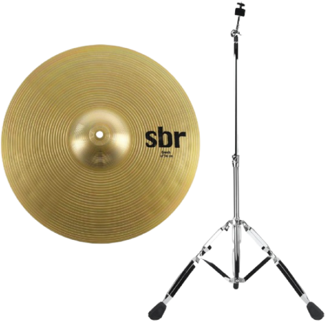 크로바 사비안 SBR 1번 심벌 세트 41cm 16인치 고고장구 스탠드 드럼, CCS-01, 추가X