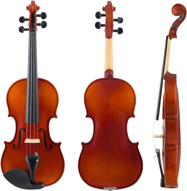 심로바이올린 SN591+튜너+융+어깨받침+송진+활, 1개