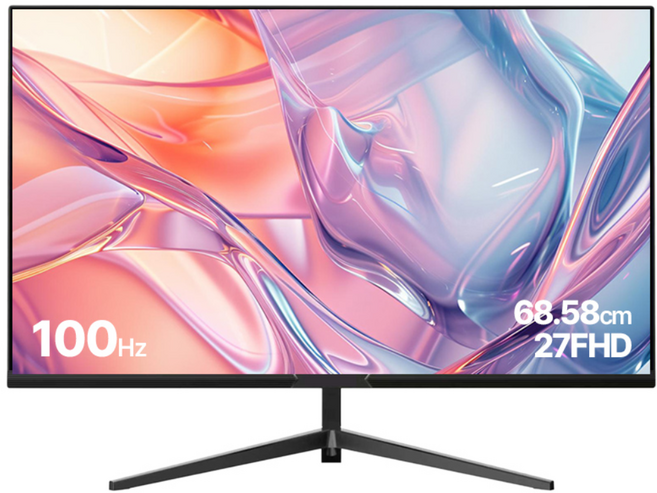 스카이뷰 FHD 27인치 IPS 모니터 100Hz 게이밍 베젤리스 광시야각 사무용 컴퓨터모니터, 일반, 68.58cm
