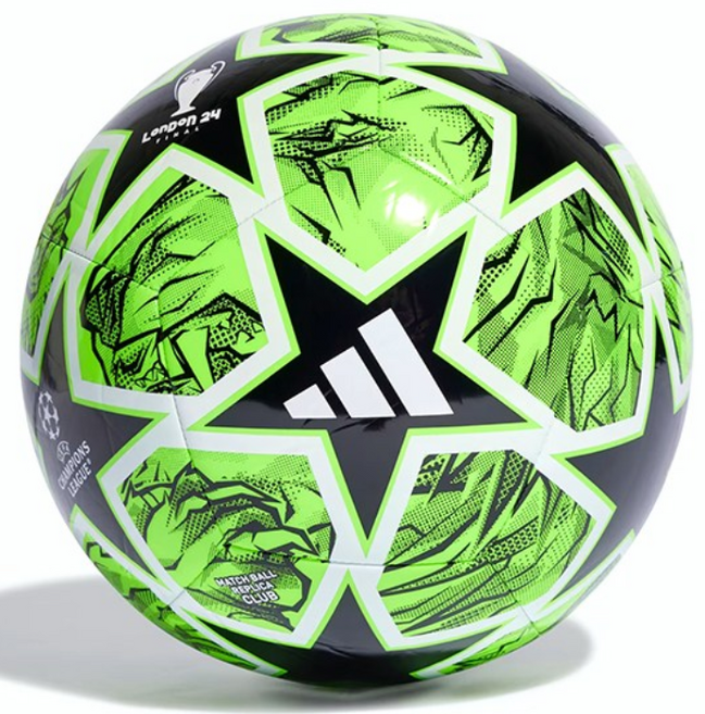 아디다스 축구공 UCL 녹아웃 클럽볼 5호 그린, IN9328, 1개