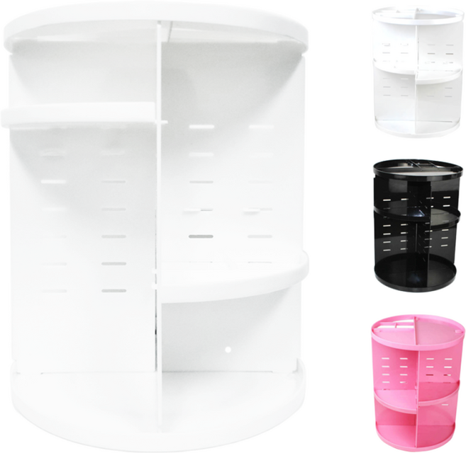 다용도 회전식 정리대, 1개, 화이트