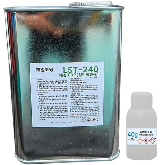 애경 포리코트 LST240 적층용 3KG 경화제 40g, 1개 - 쿠팡