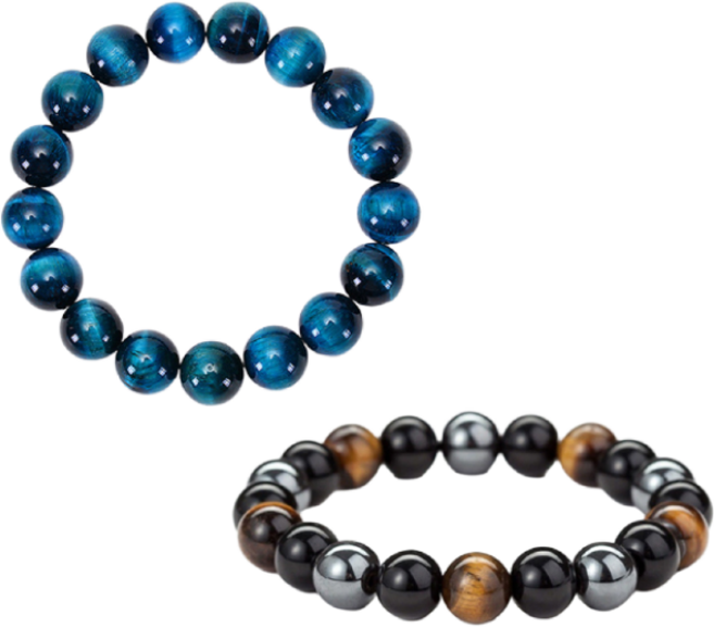 1+1 호안석 팔찌 8mm 10mm