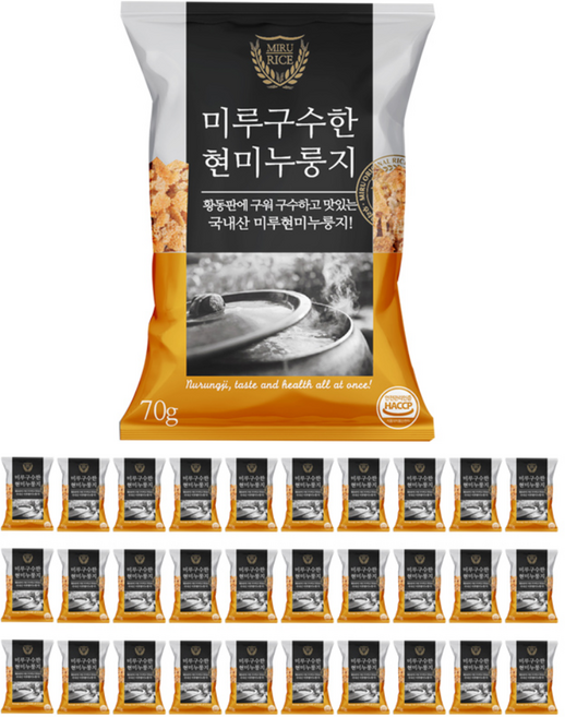 미루구수한 현미누룽지, 70g, 30개
