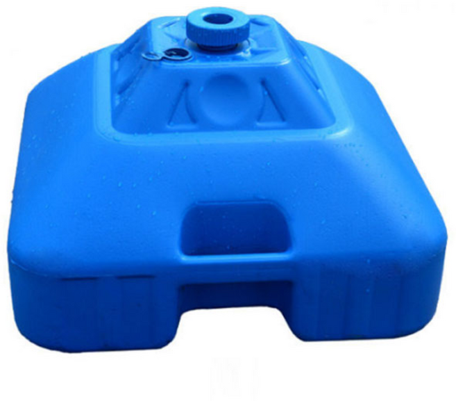 파라솔 물통 받침대 파라솔 거치대 30L 고정 모래받침대, 블루