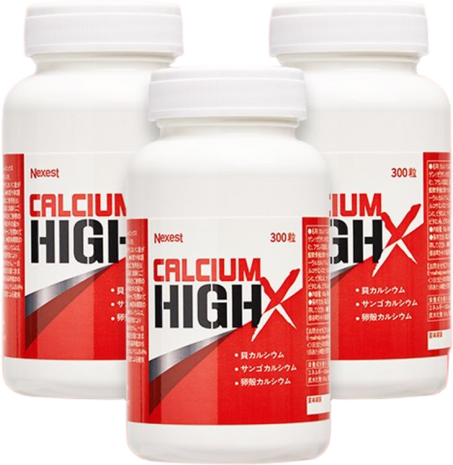 네제스트 건강식품 영양제 칼슘 하이엑스 300정, 3개