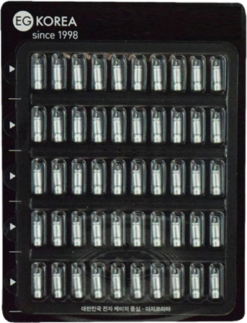 BR311 이지코리아 국산 전자케미 배터리 50개입 민물낚시용품 BR211 리필전지 벌크형, 1개