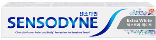 센소다인 엑스트라 화이트 치약, 120g, 3개