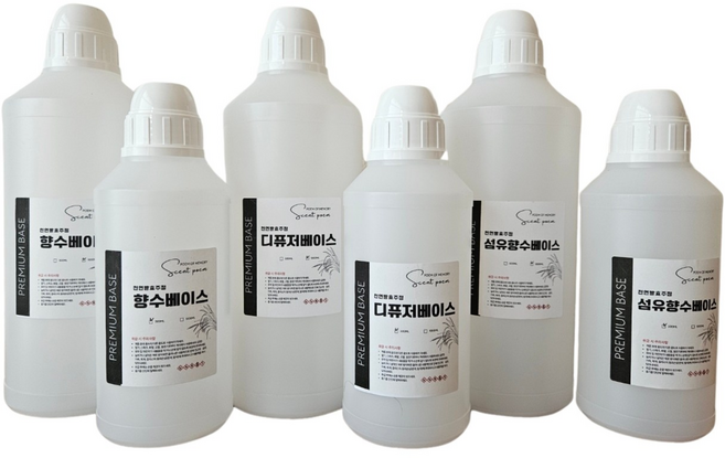 센트포엠 천연발효주정 디퓨저베이스 향수베이스 섬유탈취베이스 500ml/1000ml, 1개, 500ml, 용량