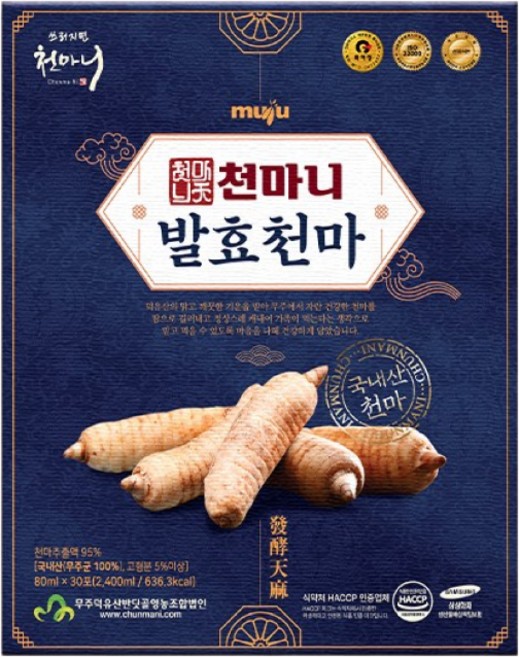 [천마니] 발효천마 80ml x 30포, 30개