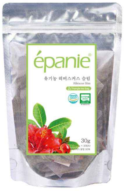 에빠니 유기농 히비스커스 슬림 티백, 1.5g, 20개입, 1개