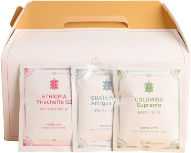 (경남관광 기념품점 김해시) 한달커피 드립백 선물세트(10g x 30개) 1세트, 1개