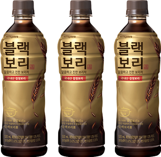 하이트진로 블랙보리 오리지널, 520ml, 20개