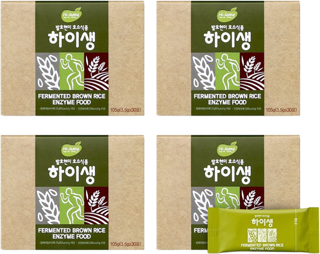 하이생 120포(30포x4개), 3.5g, 4박스