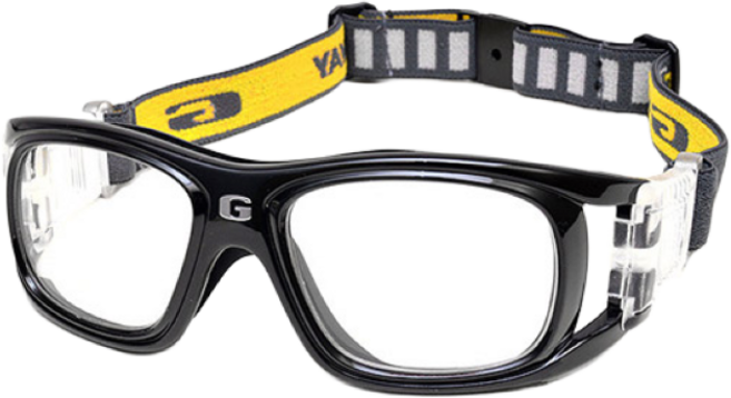게이트웨이 GWS09 운동용 스포츠 고글 밴드형 보안경 (성인용), 블랙