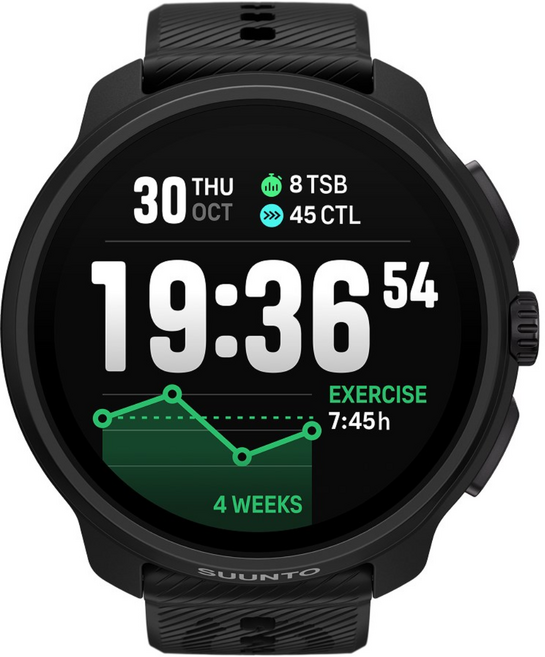 순토 레이스 2 올 블랙, 단품, 49mm, GPS + 블루투스