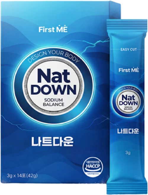 퍼스트미 나트다운 포타슘 다이어트차 칼륨 전해질 밸런스 붓기차 체내 나트륨배출 브로멜라인 칼륨영양제, 1박스, 42g - 쿠팡