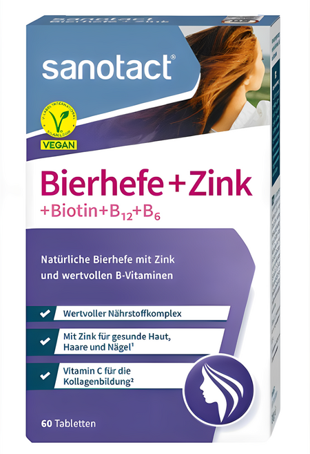 자노탁트 비오라보 비어헤페 맥주효모+아연 60정, 1개