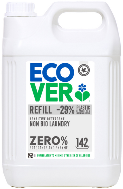 에코버 제로 저자극 세탁세제 리필, 5L, 1개