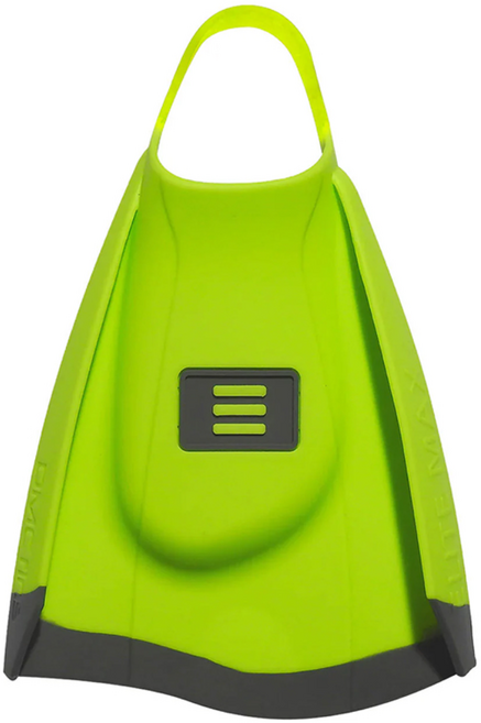 DMC 엘리트 맥스 숏핀 화이트 오리발 + 메쉬백 + 스트랩, 라임