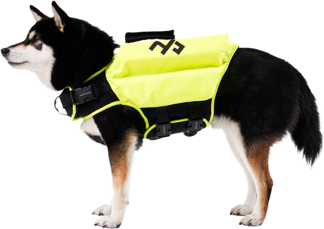 인터라켄커스텀 강아지 프로가드 라이프자켓 구명조끼, 1개, 옐로우