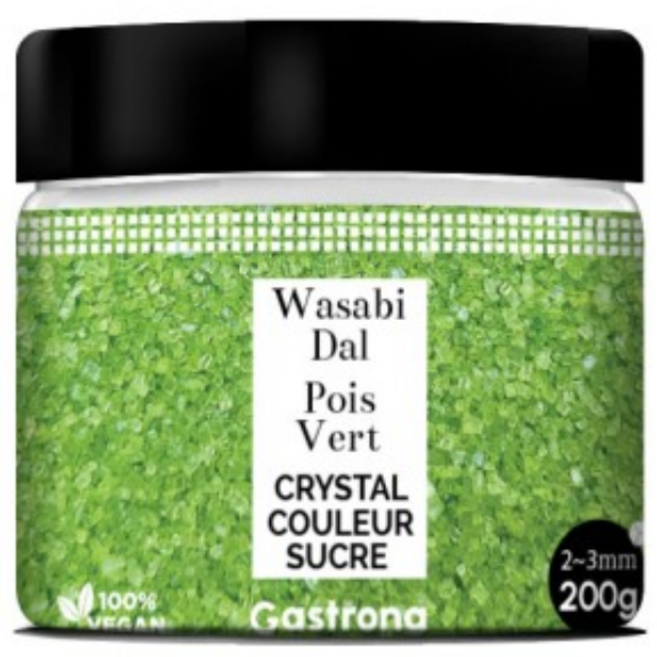 슈가 크리스탈 / 그레이프프룻(자몽) (2mm) / 컬러슈가, 1개, 200g, 와사비 달